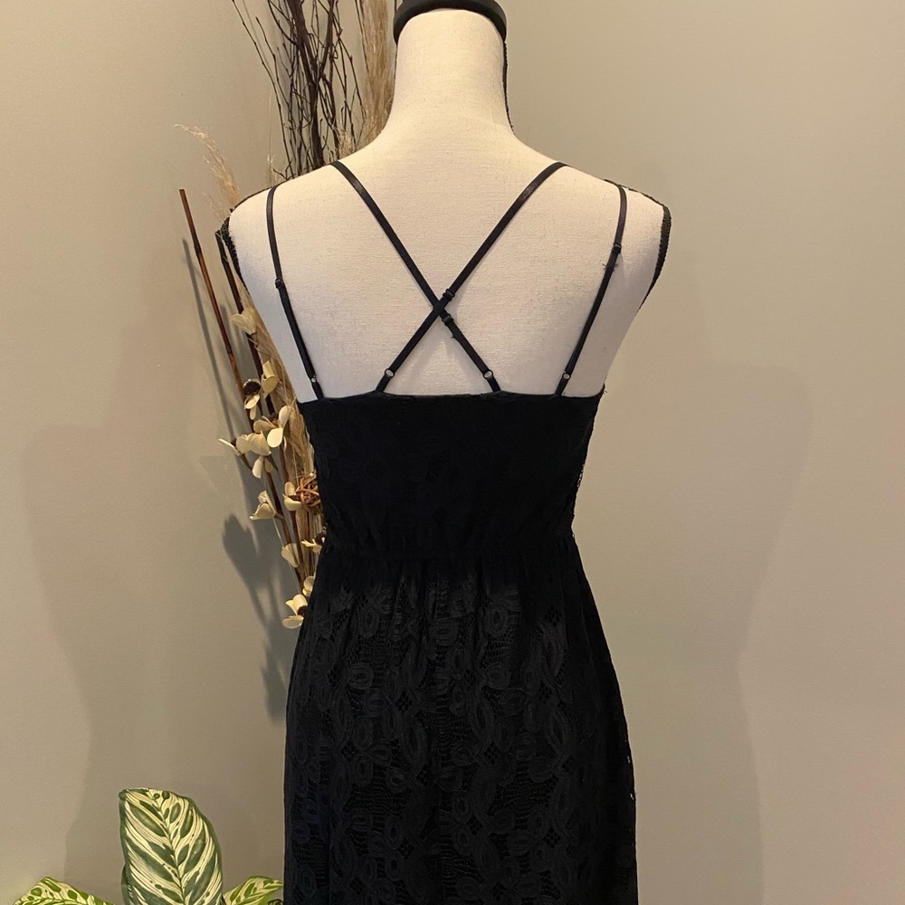 ✨Francesca (NWOT)Alana Button Lace Midi Dress XXS✨ - Picture 8 of 9